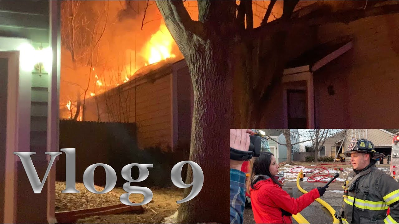 PIO First Due House Fire - Vlog 9