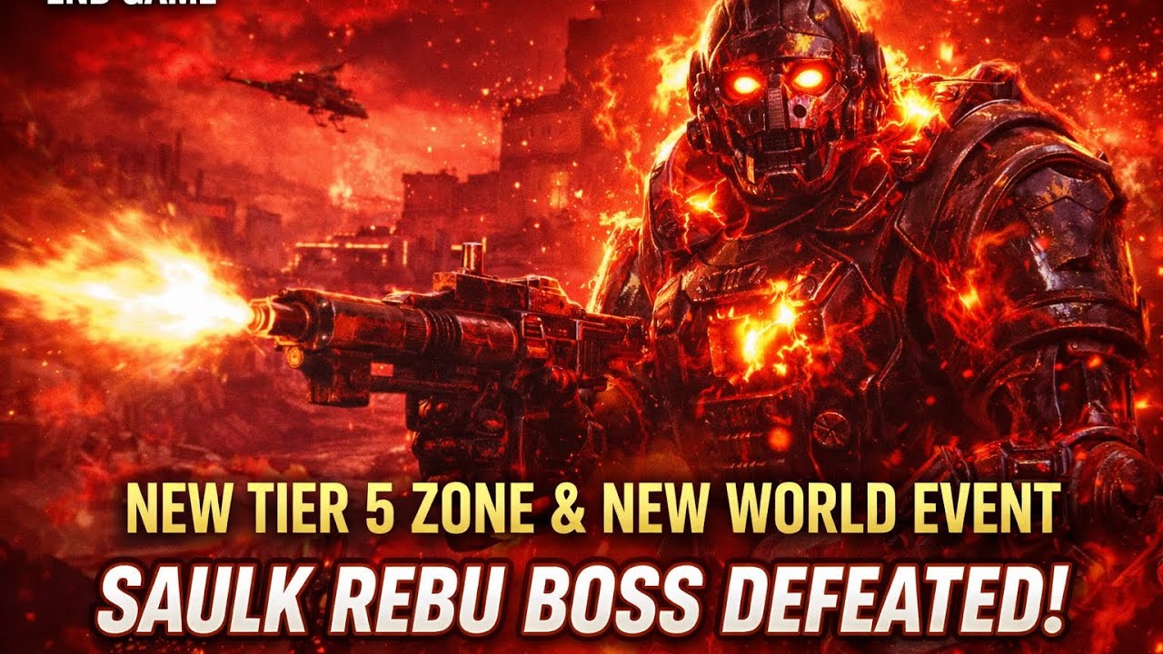 Call of Duty: Black Ops 7 End Game New Tier 5 Zone & New World Event Sualk Rebu Boss Defeated! 4K60