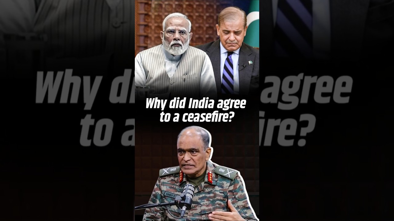 Why has India agreed to the ceasefire with Pakistan? Lt Gen Sumer Ivan D&rsquo;Cunha