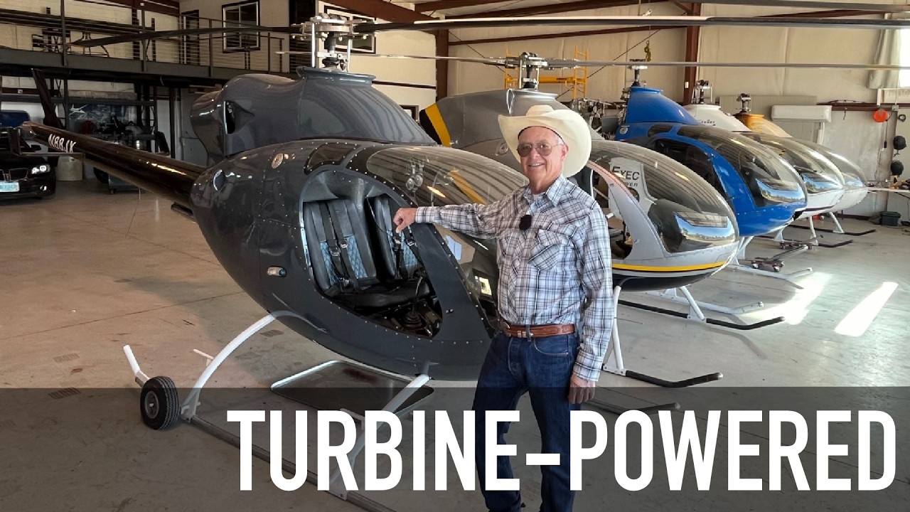 Вертолёт RotorWay JetExec с турбинным двигателем