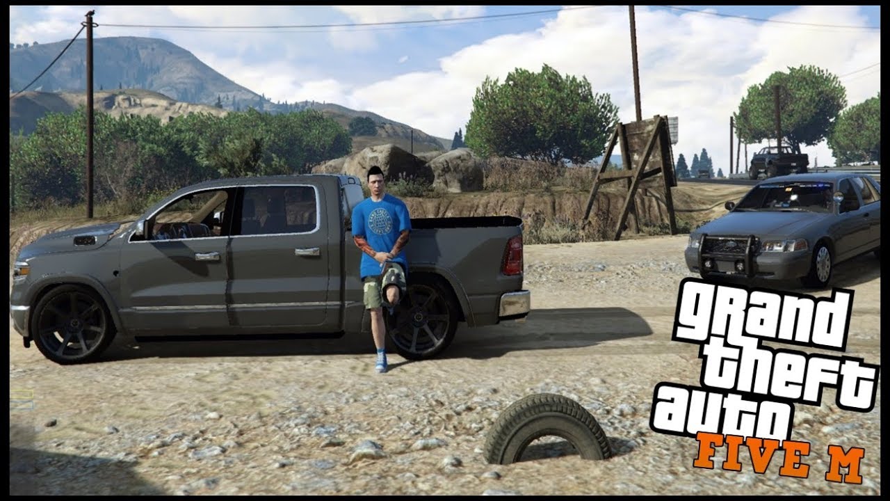 Ролевая игра GTA 5 — Полиция не может справиться с тараном Hellcat — Эпизод 461 — CIV