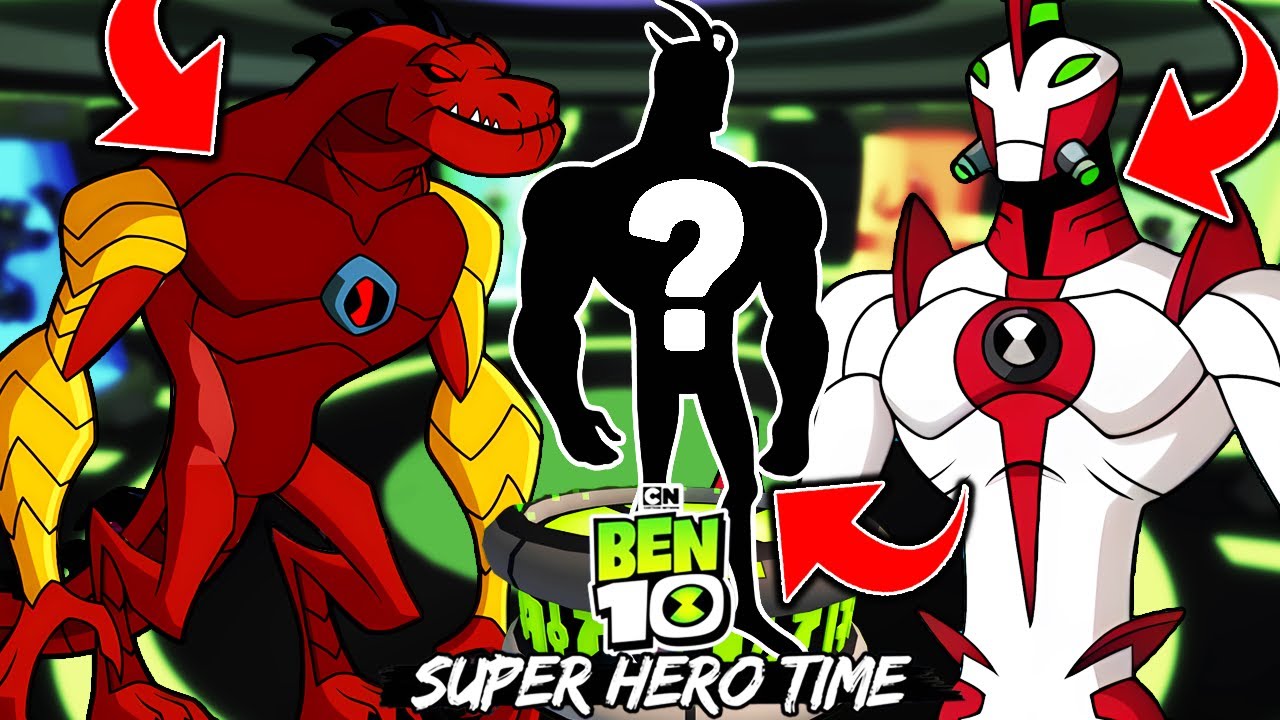 BEN 10 SUPER HERO TIME DESCOBRI OS 6 NOVOS ALIENS DA ATUALIZAÇÃO E VAI VIR UM SECRETO!