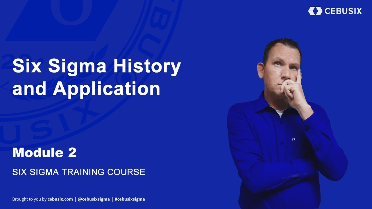 Six Sigma History and Application - Module 2 | Six Sigma (6&sigma;) Training