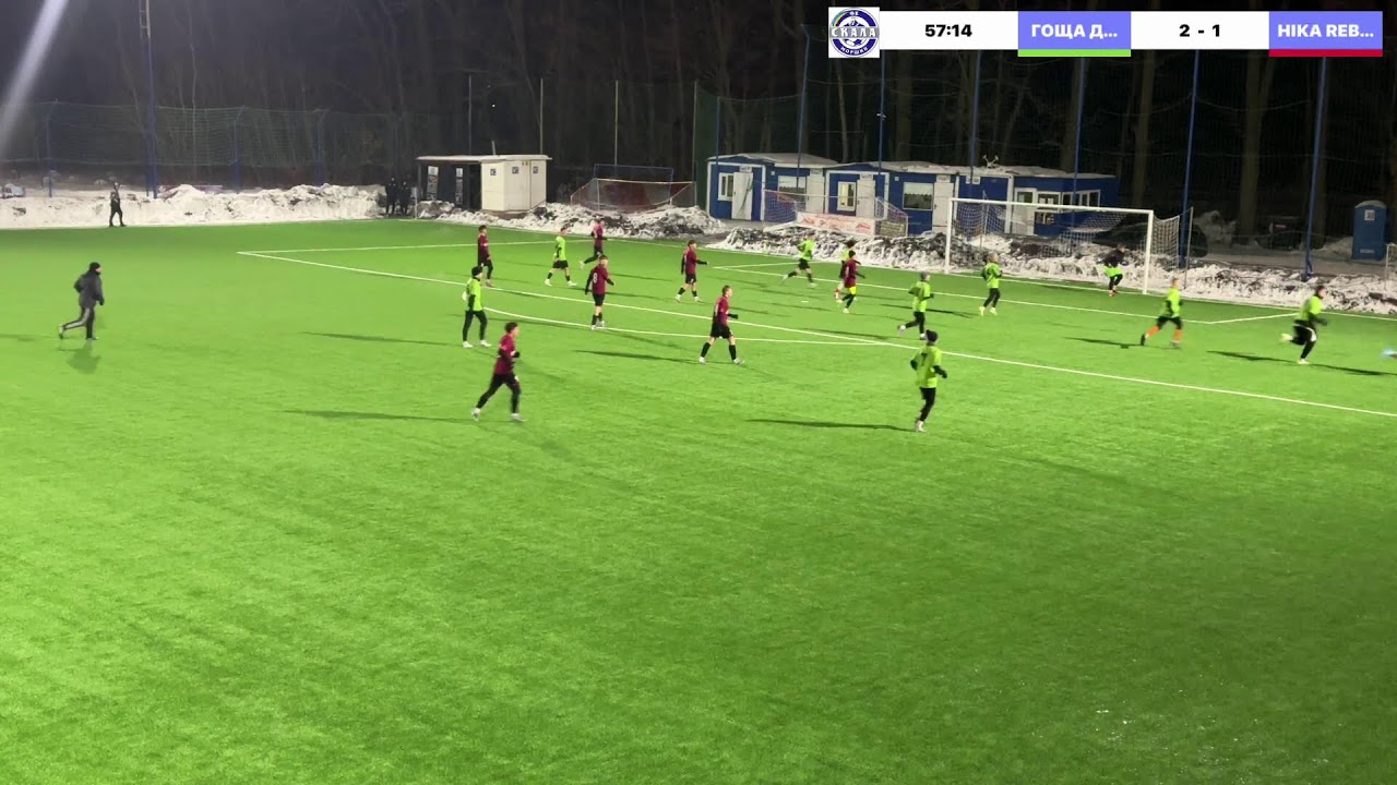 Morshyn winter cup 2026 U-19 23.01 
ГОЩА ДЮСШ VS НІКА REBEL