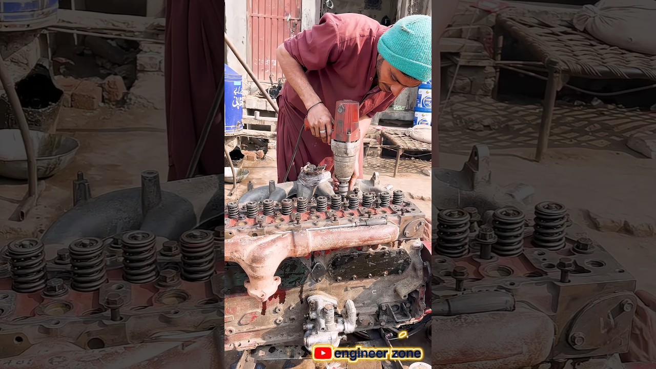 Satisfying Engine Valve Spring Installation 😍 | Heavy Diesel Engine Repair 🔧 Part 2  