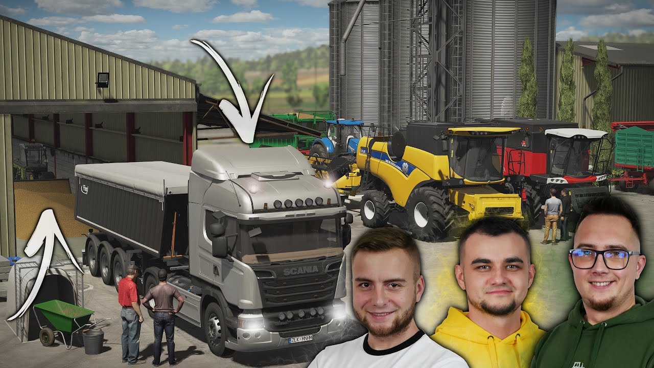 SYPIEMY ZBOŻE DO HALI *NA KLEPISKO* ŻNIWA 2024 🚨 MAMY CIEŻARÓWKĘ 😱 