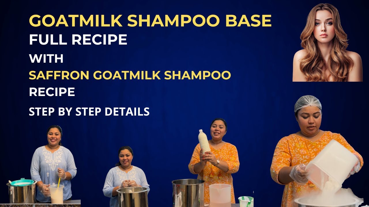 Make your own shampoo | Goatmilk shampoo recipe | Silky hair | கோட்மில்க் ஷாம்பு | Nancy Jennifer