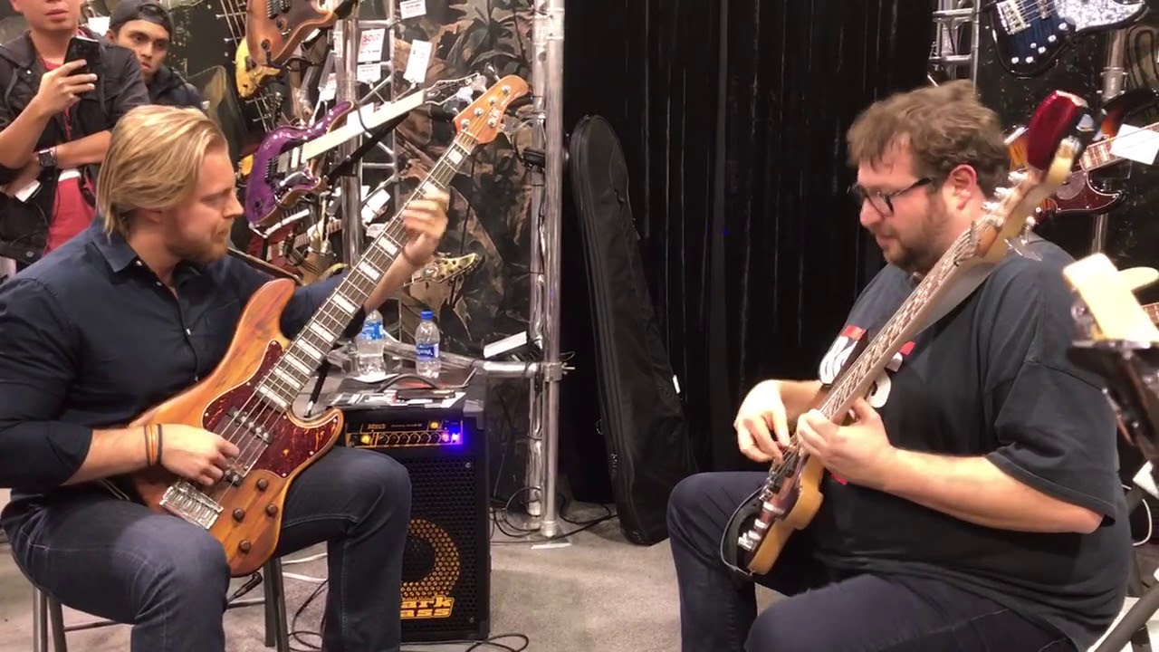 Hadrien Feraud and Federico Malaman Jam - Broadway - NAMM 2018