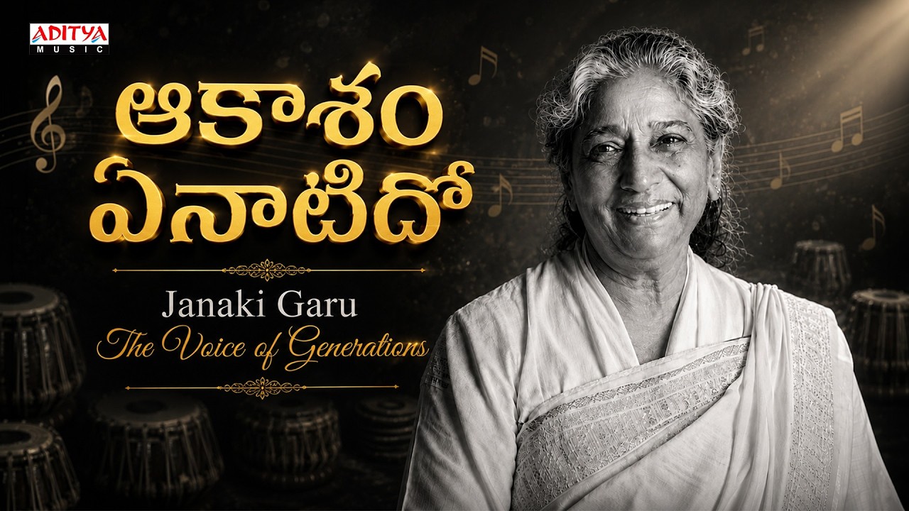 Aakasam Enatido | S. Janaki Garu &ndash; The Voice of Generations ❤️