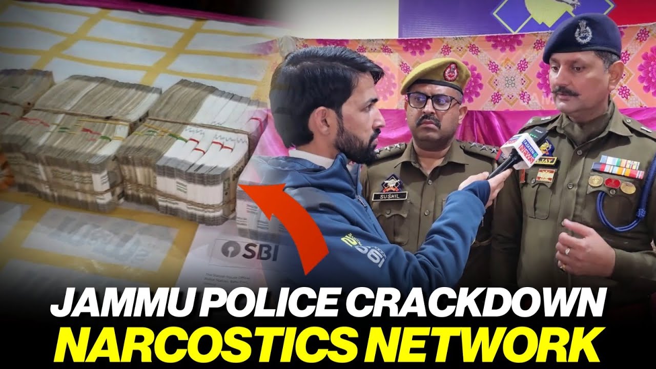 Jammu police Crac**kdown na**rcotics network in Rajiv Nagar & Bagh e bahu Area