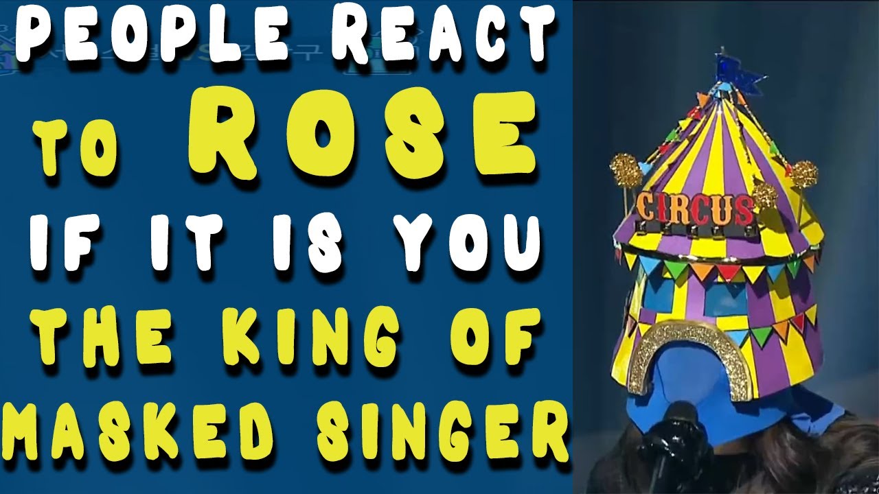 People reacting to ROSÉ 'If It Is You' @King of Masked Singer - BLACKPINK