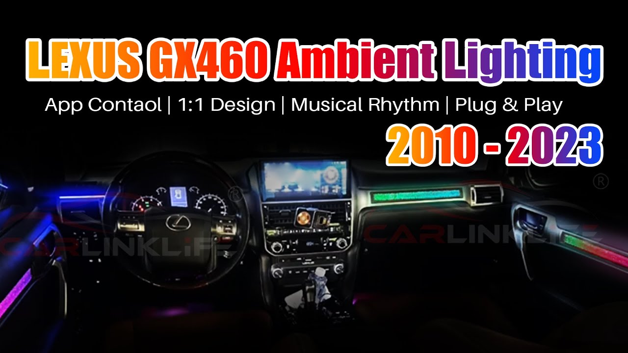 Lexus GX460 2010-2023 Dynamic Color-Shifting Ambient Light Kits