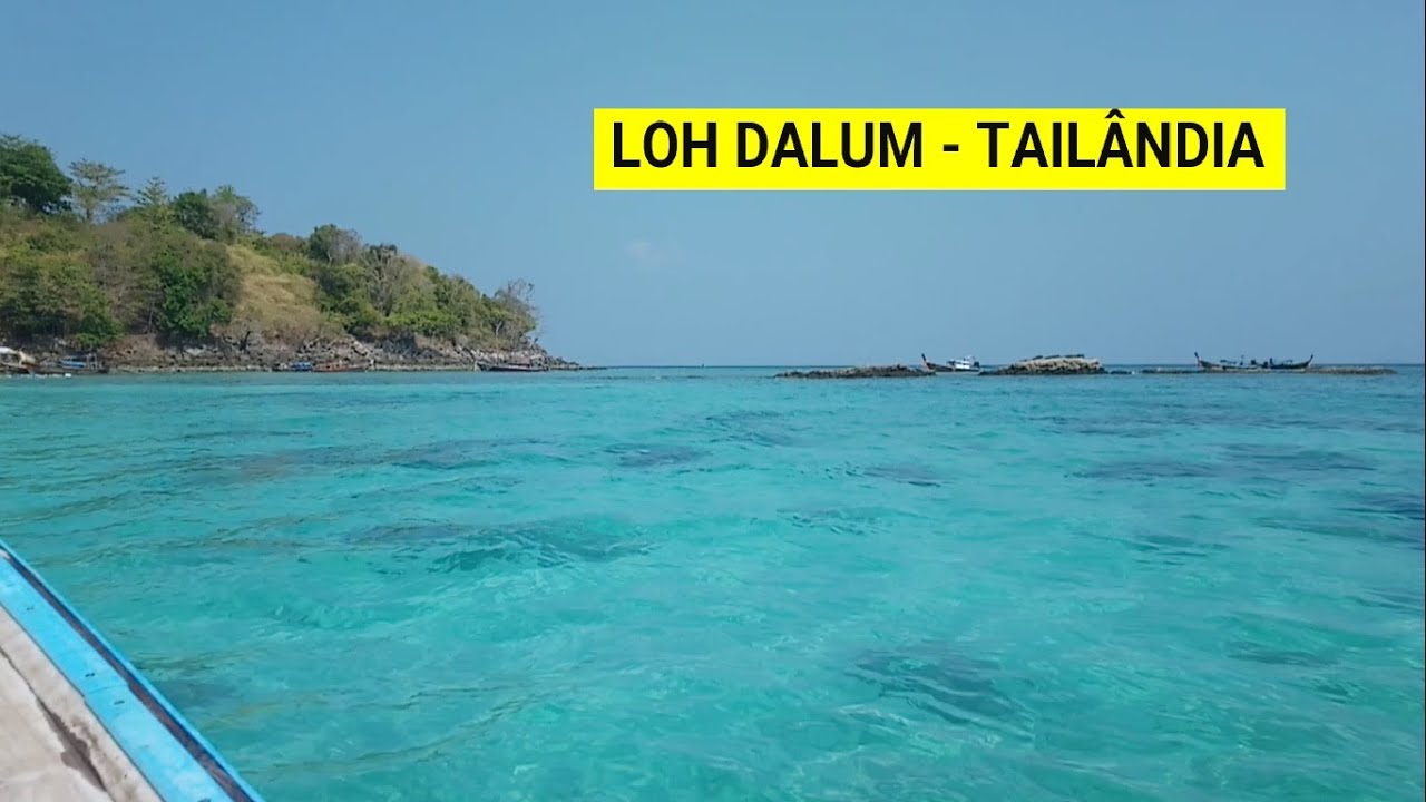 MAR AZUL TURQUESA EM LOH DALUM - TAIL&Acirc;NDIA