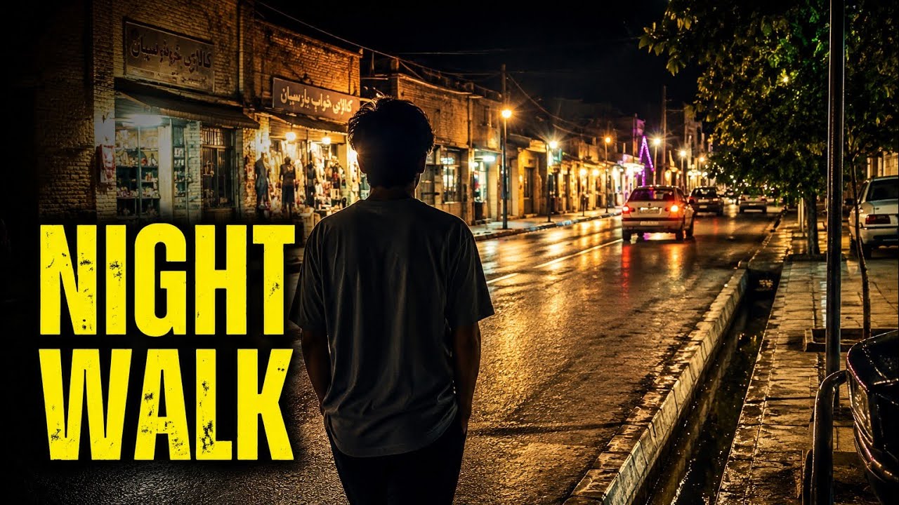 🌙 Relaxing Night Walk in Qom, Iran | 4K Walking Tour