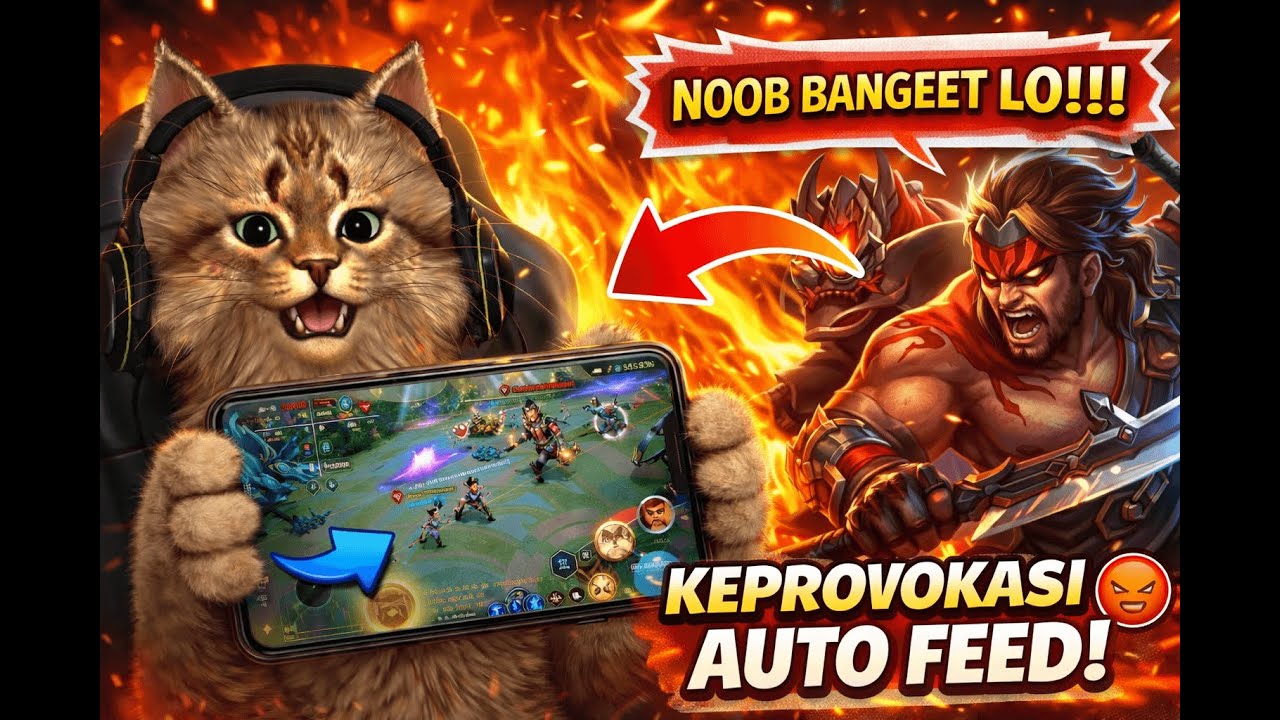 KEPROVOKASI MUSUH… AUTO FEED PARAH 😡 | MOBILE LEGENDS
