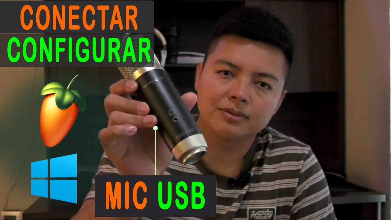 COMO CONECTAR Y CONFIGURAR MICROFONO USB EN NUESTRA COMPUTADORA - WIN 11 - FL STUDIO - ETC