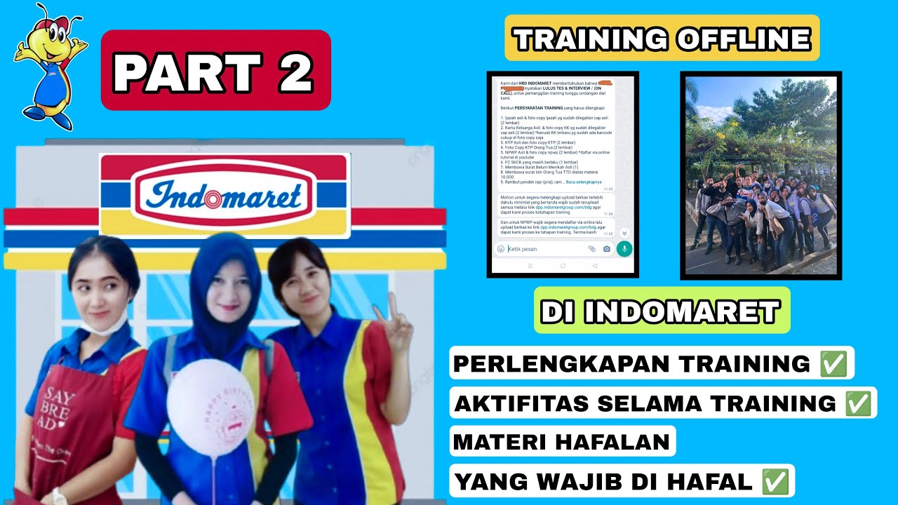 PART 2/2. TRAINING OFFLINE INDOMARET DI DC.