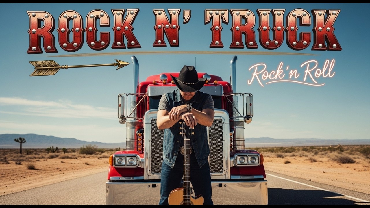 Rock N Truck – Late Night Miles and Loud Twang – Country Rock Songs for the Open Road #RoadMusic