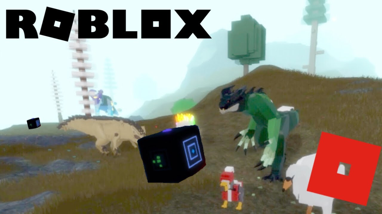Encountering the DEVELOPER CUBE and ALLIGATERROR!! - Dinosaur Simulator