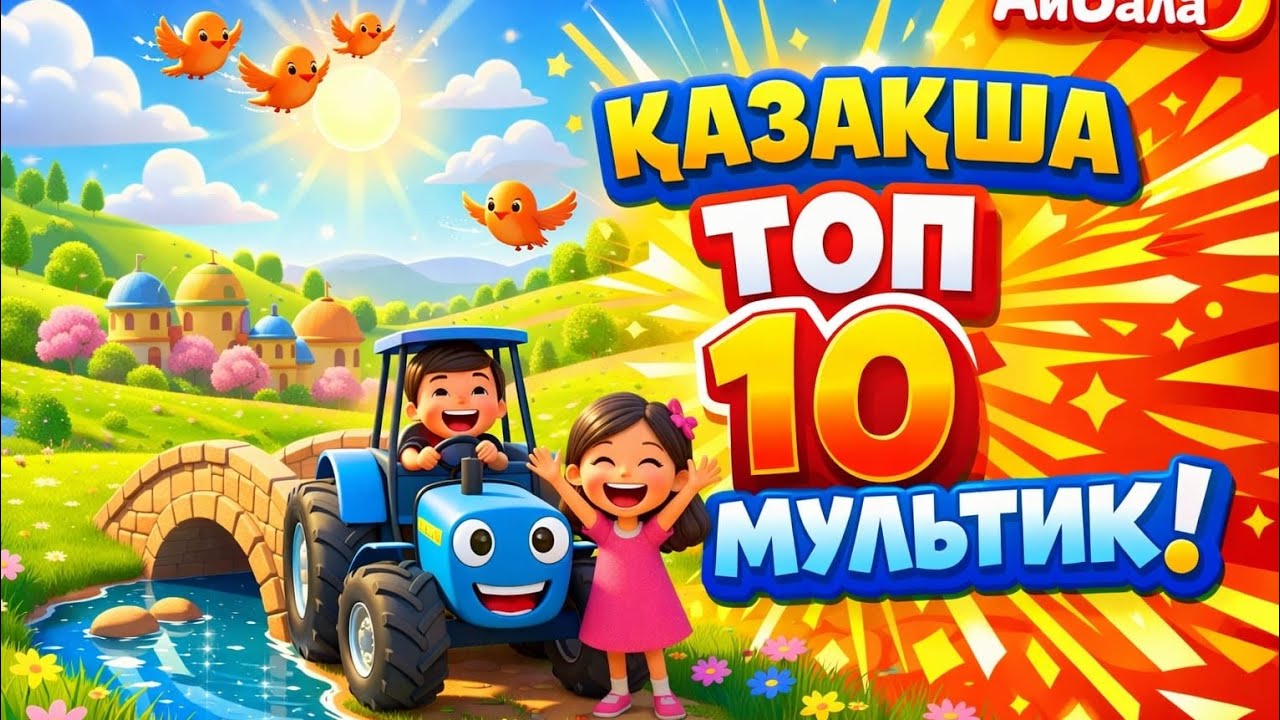 Қазақша Топ 10 Мультик😍|Қазақша Мултьфилм|Мултьфилм|Қазақша балаларға арналған мултьфилм|АйБала