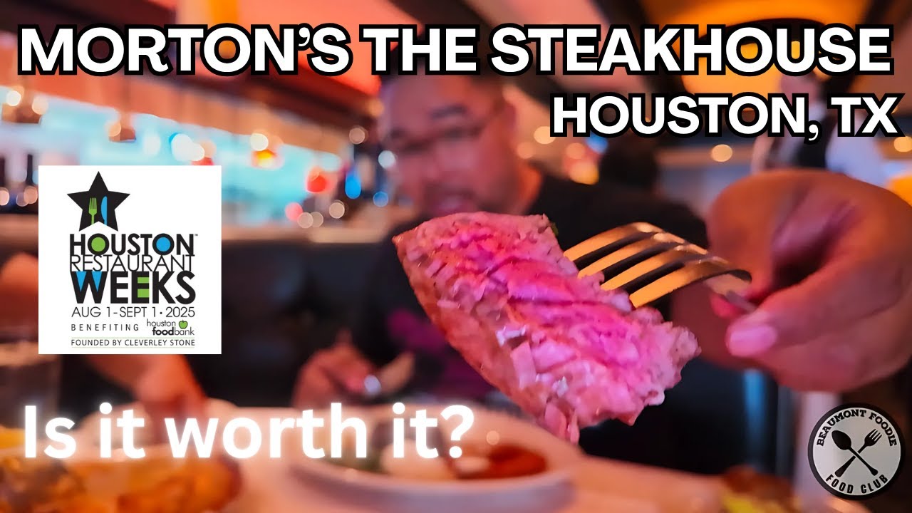 Morton's The Steakhouse for Houston Restaurant Week