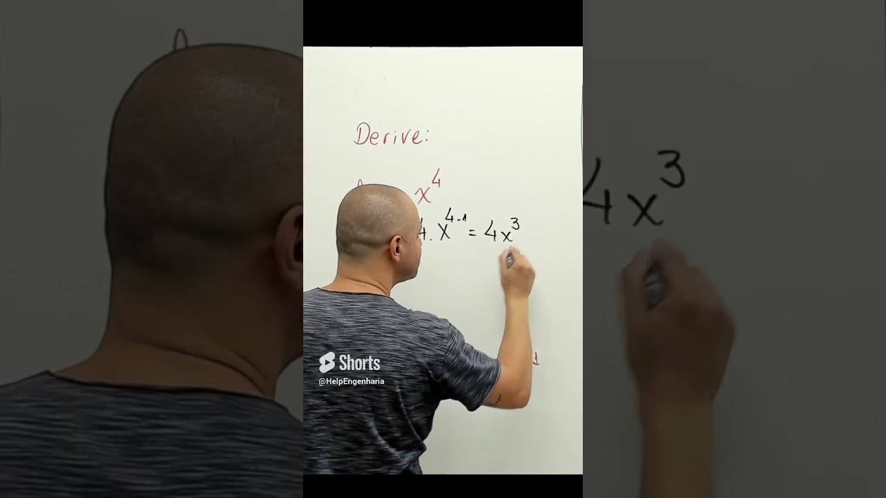 Como derivar essa fun&ccedil;&atilde;o #engenharia #calculo #matem&aacute;tica #exerc&iacute;cios #derivada