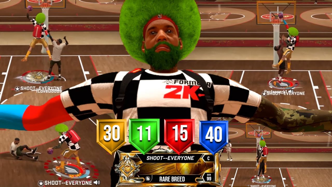 nobody has this rare build at legend , so i made it first NBA 2K20