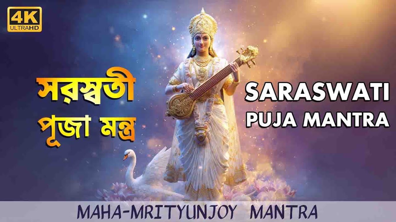 Saraswati Puja Maha Mantra | EDM Trance Music for Study & Meditation | Maha Mrityunjoy Mantra
