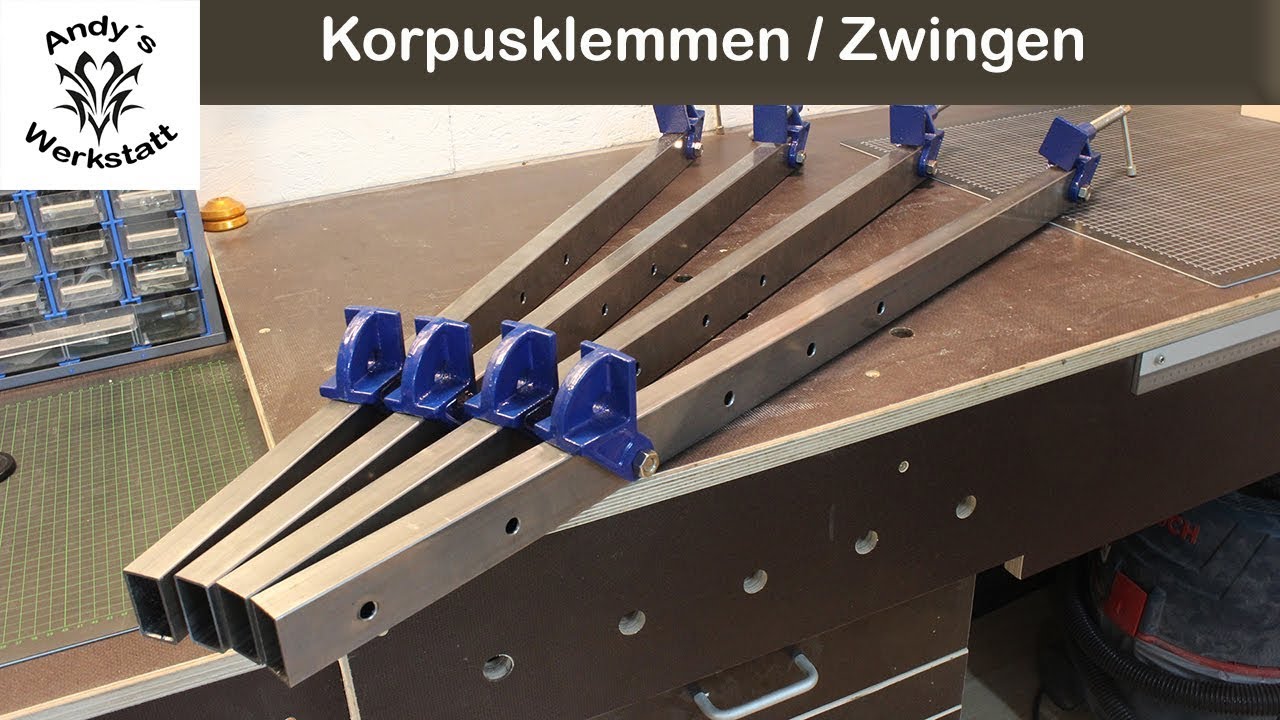 Korpuszwinge/Schraubstockzwinge selber machen - diy