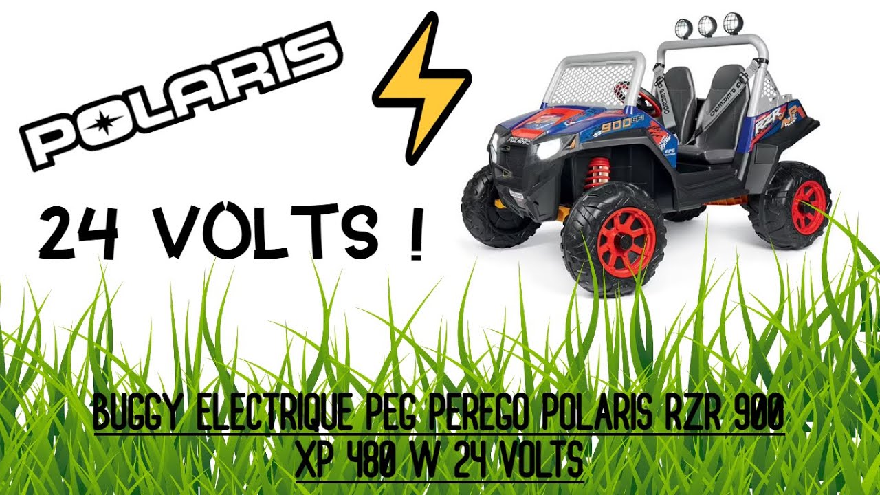 PEG PEREGO POLARIS RZR 900 XP MONTAGE ET ESSAI