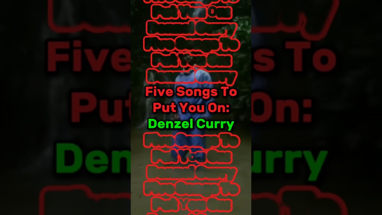 FIVE Songs To PUT YOU ON: Denzel Curry! 