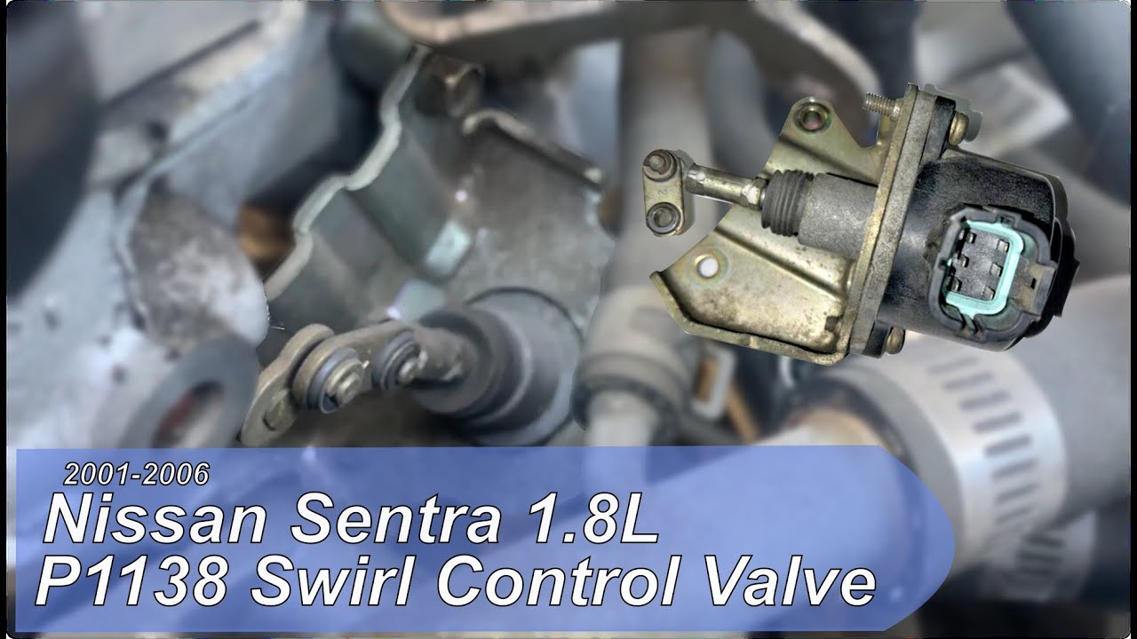 2001-2006 Nissan Sentra 1.8L - P1138 Swirl Valve Actuator (California Emission)
