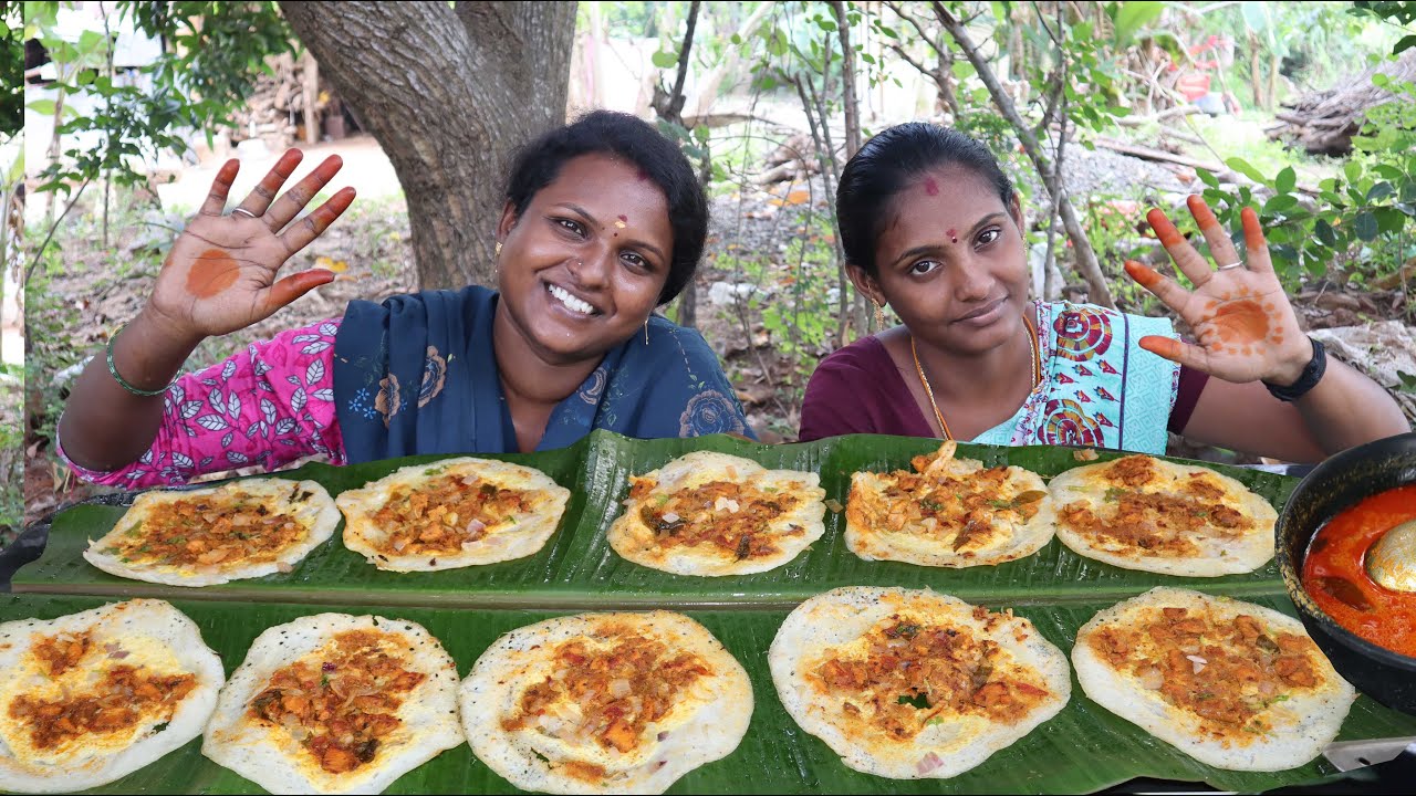 Chicken Kari Dosa with Chicken Curry Eating Show Neela Tasty 😋 Kitchen