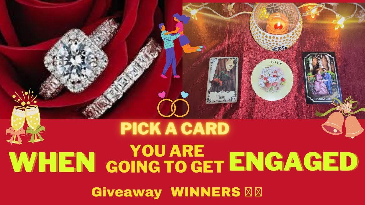 WHEN will you get ENGAGED 💏💍🥂| Engagement Journey | Pick a card 🔮 | Tarot Reading | #engagement