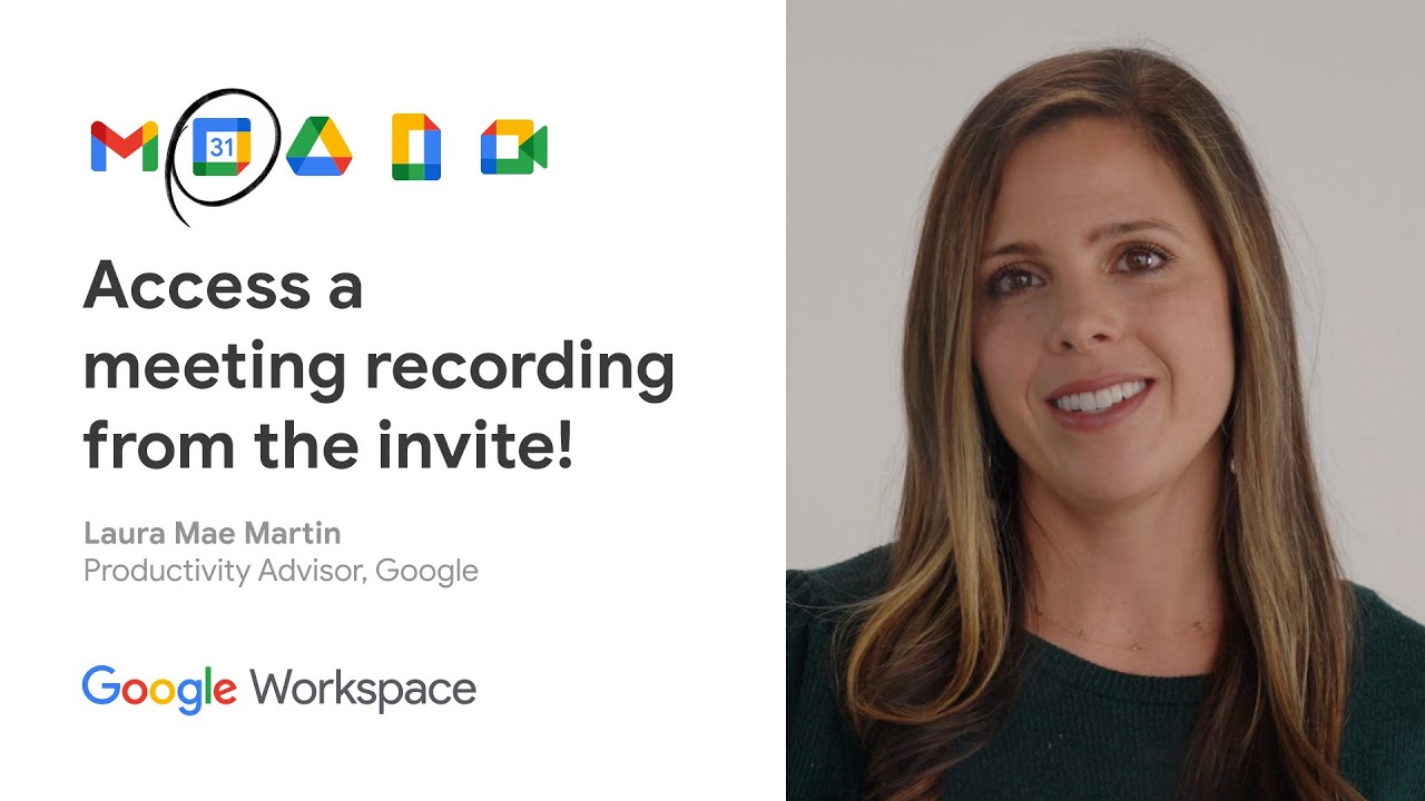 How to access a meeting recording from the invite