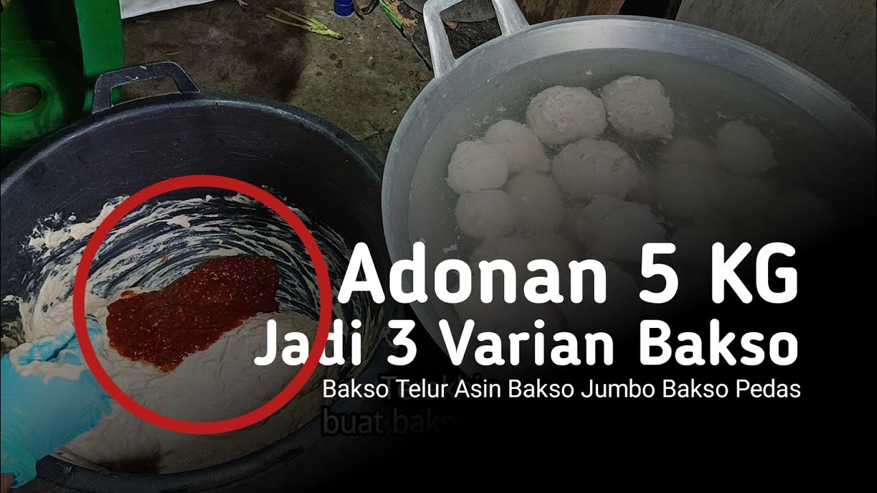 Jadi 3 VARIAN BAKSO Dari daging Ayam 5KG