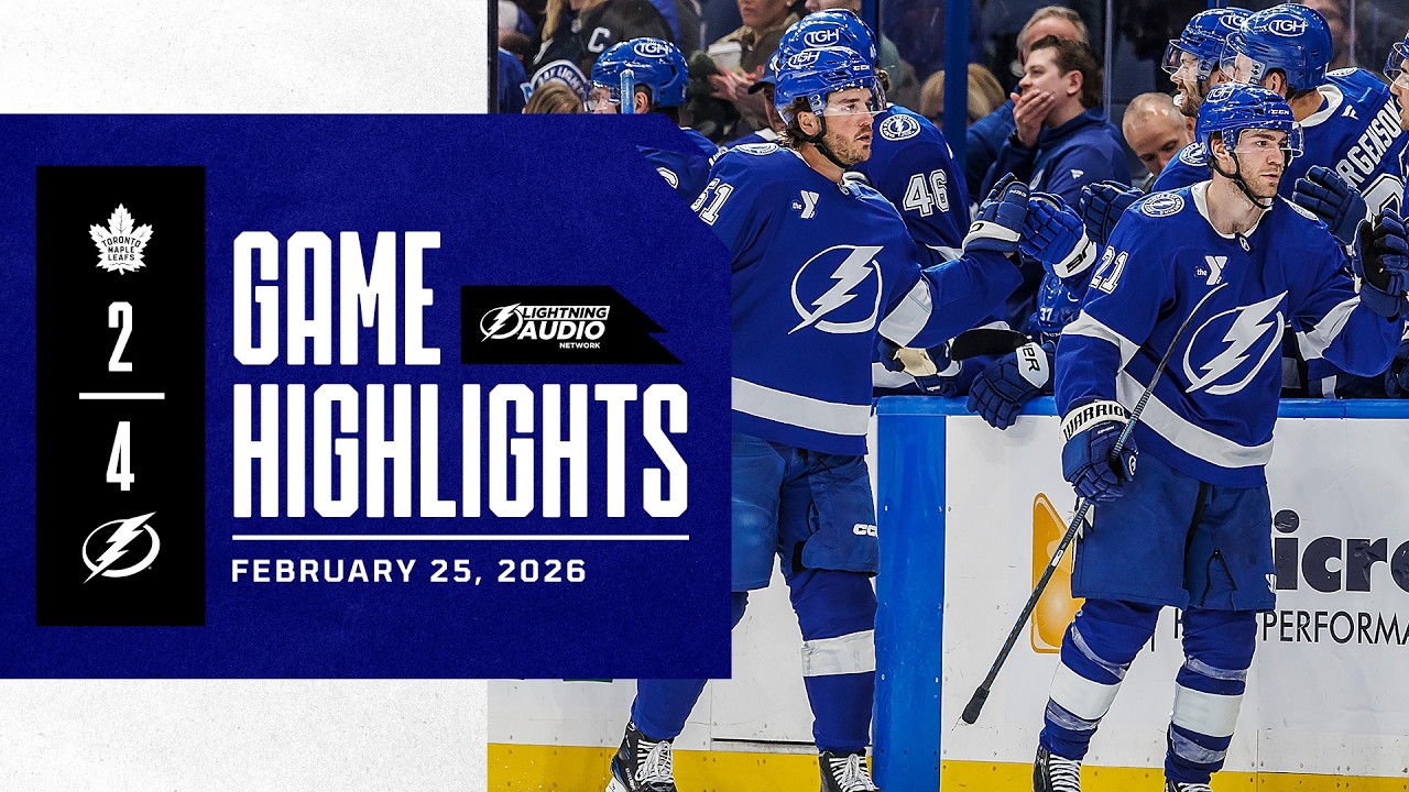 Lightning vs. Maple Leafs | Lightning Radio Highlights | 2/25/26