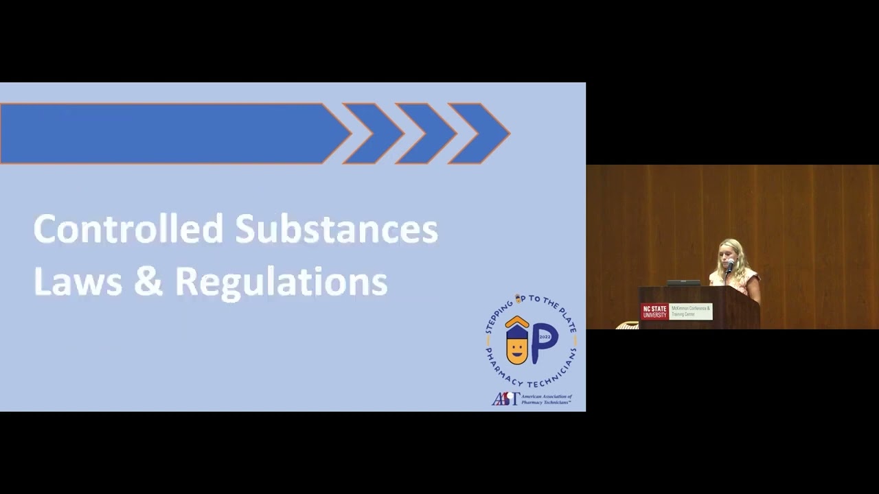 AAPT CE Controlled Substances Review for Pharmacy Technicians