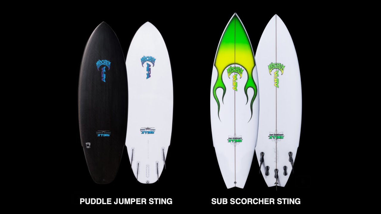 Duke Aipa talks about the famous 'Sting' added to two of ...Lost Surfboards most popular designs.