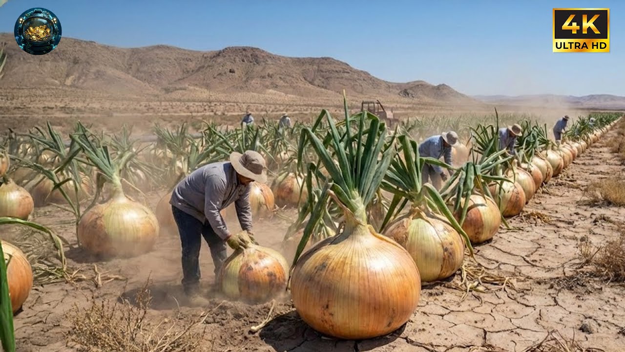 The Scorched Onion Fields – Curing Onions Naturally in a Sunburned Basin