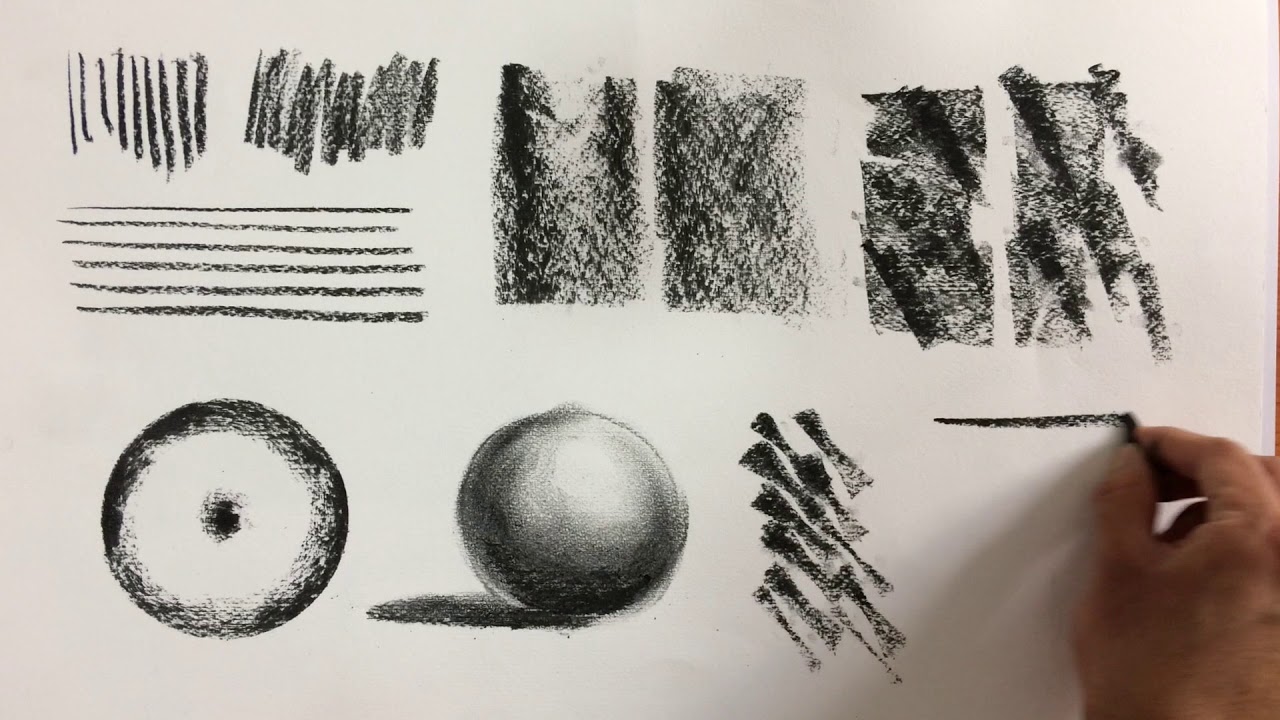 Ejercicios con carboncillo