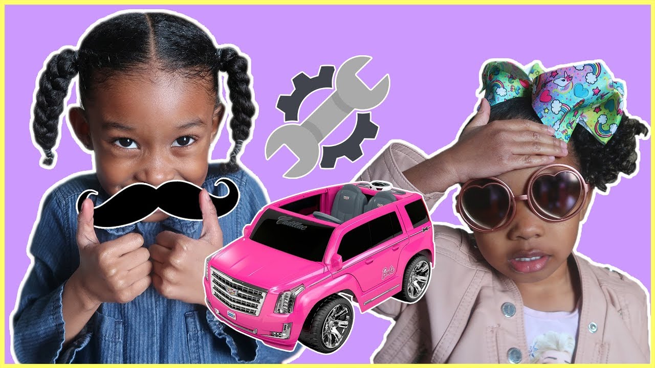 Pretend Power Wheels Mechanic | Sekora & Sefari Pretend Play