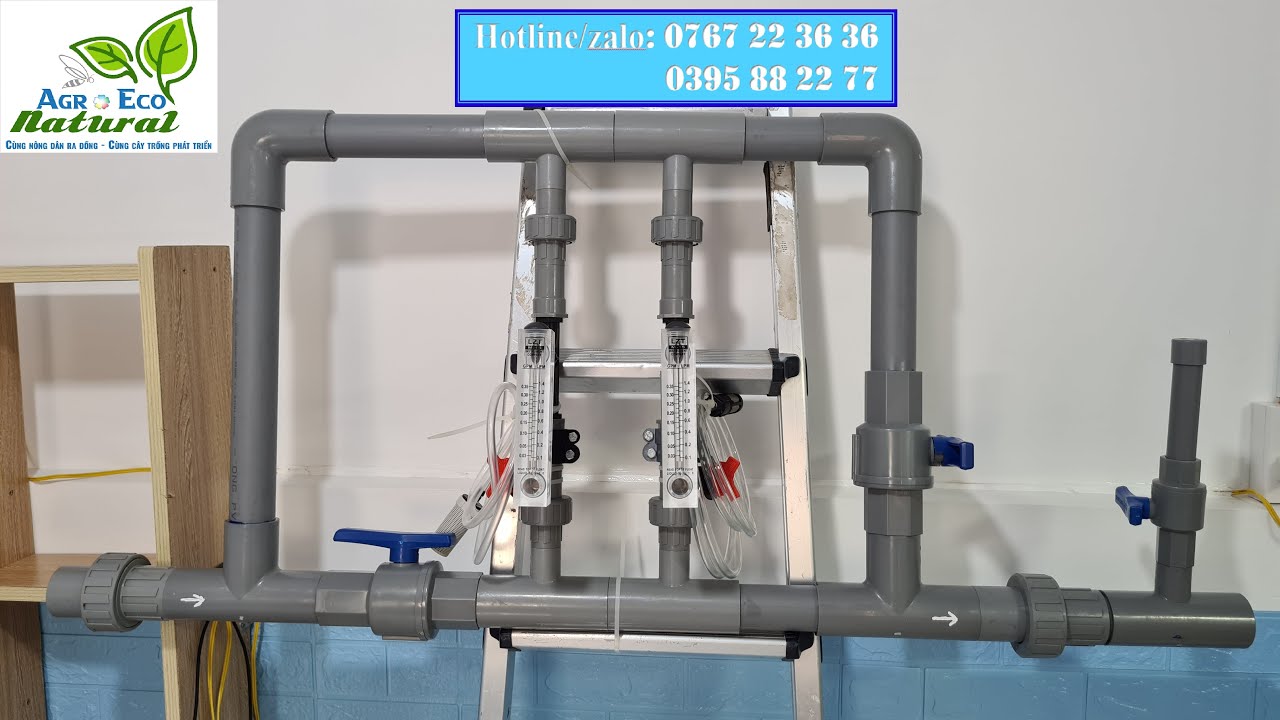 Bộ Châm Phân Tự Động tưới nhỏ giọt - Review và hướng dẫn sử dụng cho diện tích từ 500-2500m2