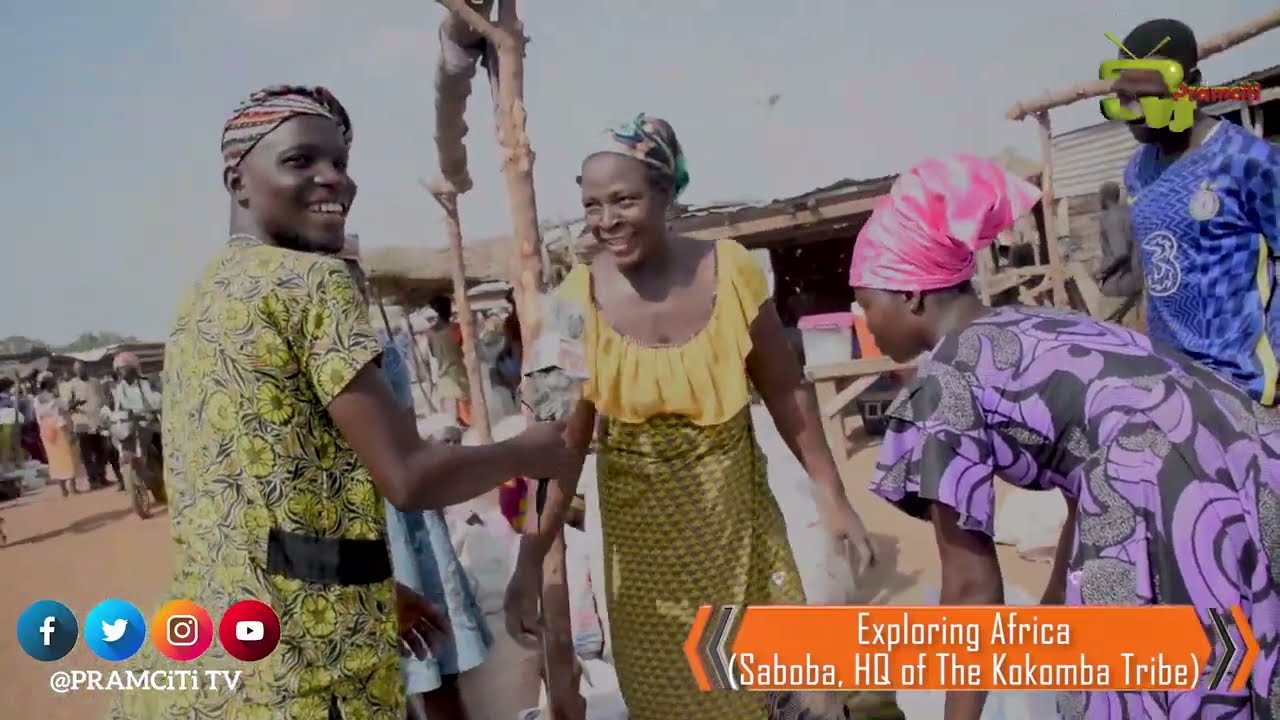 EXPLORING AFRICA, SABOBA THE HEAD QUARTERS OF THE KONKOMBA TRIBE.