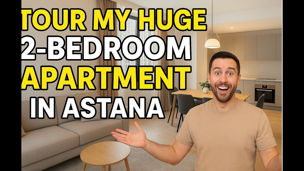 Tour My Spacious 2-Bedroom Apartment in Astana, Kazakhstan!