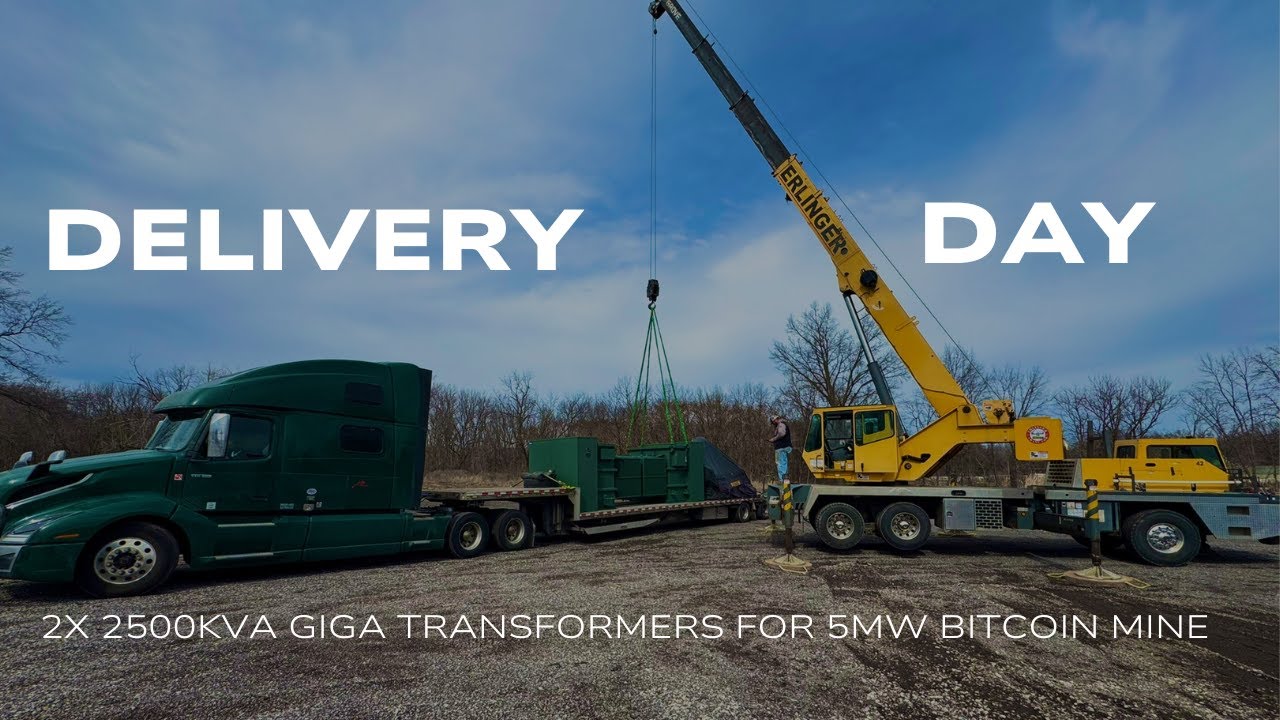 Delivery of 5MW of transformers, new build soon