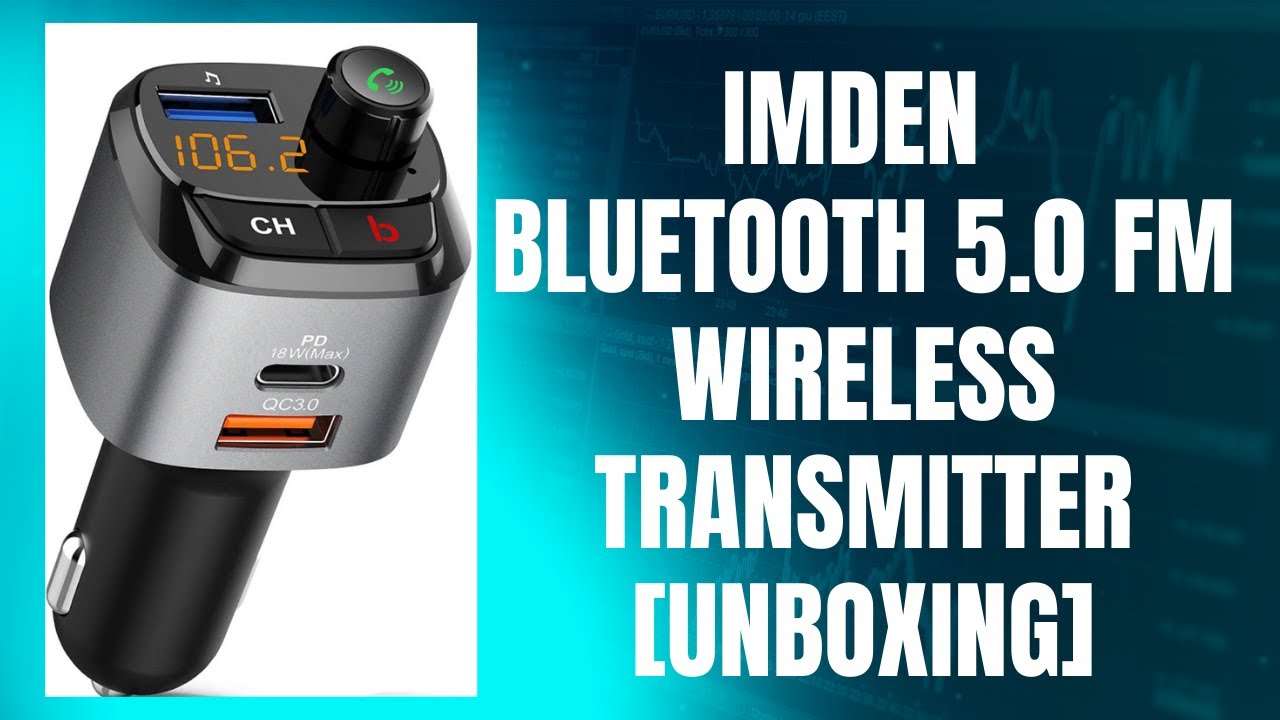 Imden (C68) Blutooth Wireless 5.0 FM Transmitter (Unboxing)