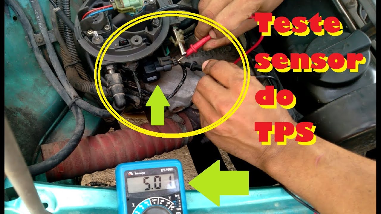 TESTE SENSOR DE POSIÇÃO DA BORBOLETA (T.P.S) GOL Mi 1.6 AP
