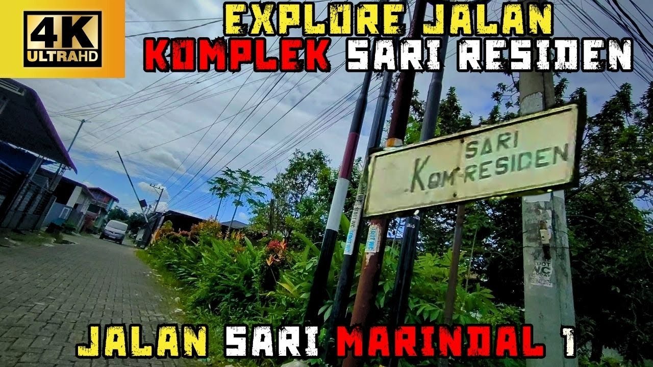 Keliling Komplek Sari Residen | Explore Jalan Cempaka Sari | 4K UHD