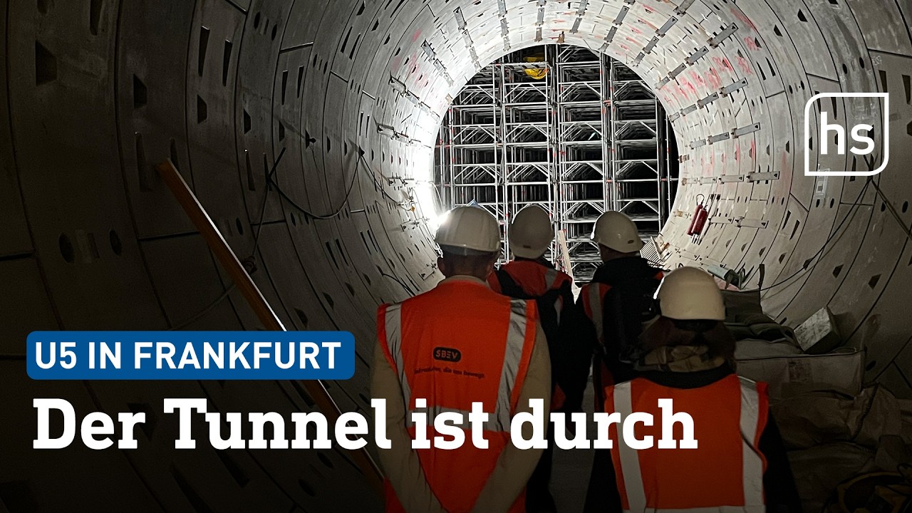 U5-Tunneldurchbruch geschafft – was Frankfurter jetzt wissen müssen  | hessenschau